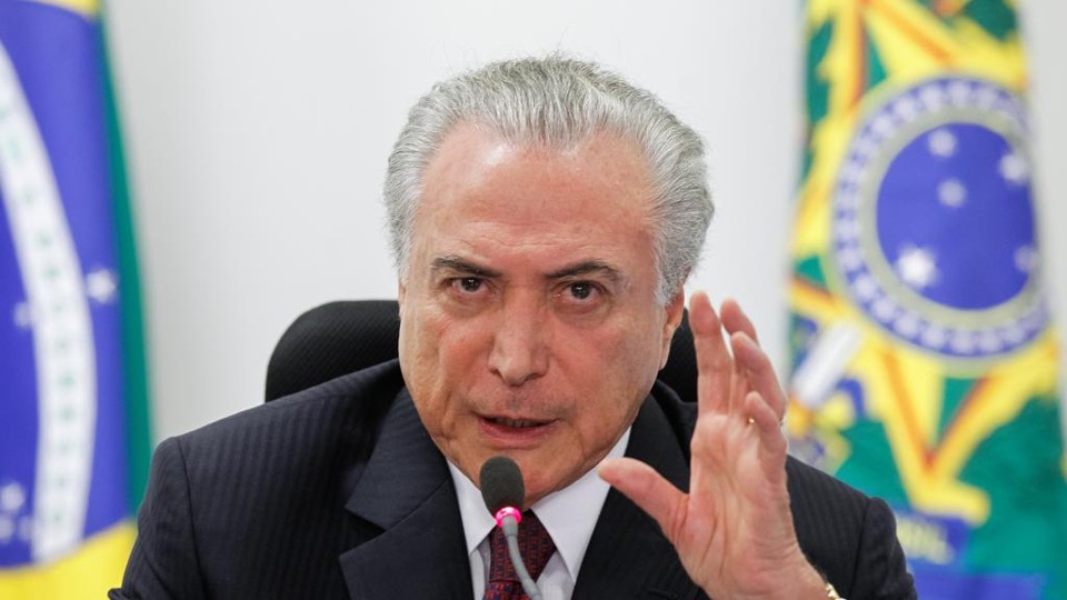 Michel Temer se confundiu durante discurso em Esteio, no Rio Grande do Sul. | Beto Barata/PR