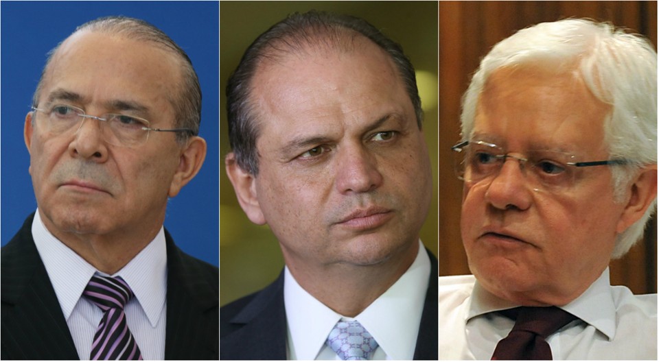 Da esquerda para a direita: Eliseu Padilha, Ricardo Barros e Moreira Franco | Lula Marques/Agência PT e Valter Campanato/Agência Brasil