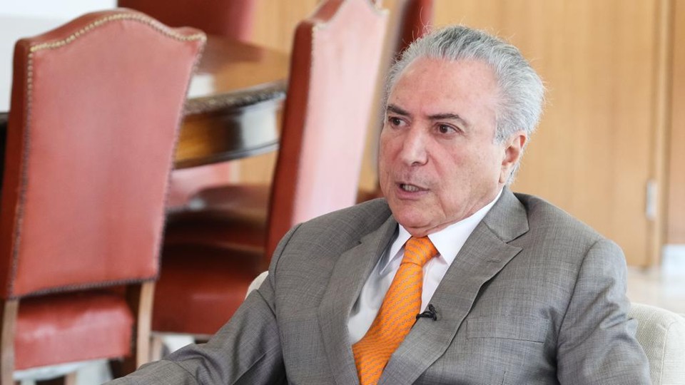Presidente Michel Temer comentou que delações da Odebrecht não ajudam “estabilidade”. | Alan Santos/PR
