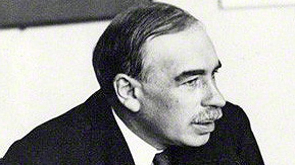Keynes: preocupado com a automação, ele era um defensor da jornada de 3 horas de trabalho por dia . | National Portrait Gallery London/Wikimedia Commons