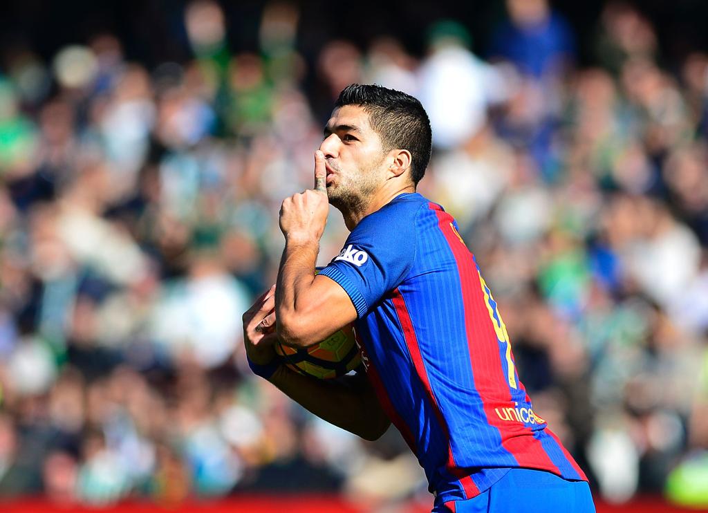 Luisito Suarez marcou no fim da partida para evitar derrota do Barça no Espanholo | CRISTINA QUICLER/AFP