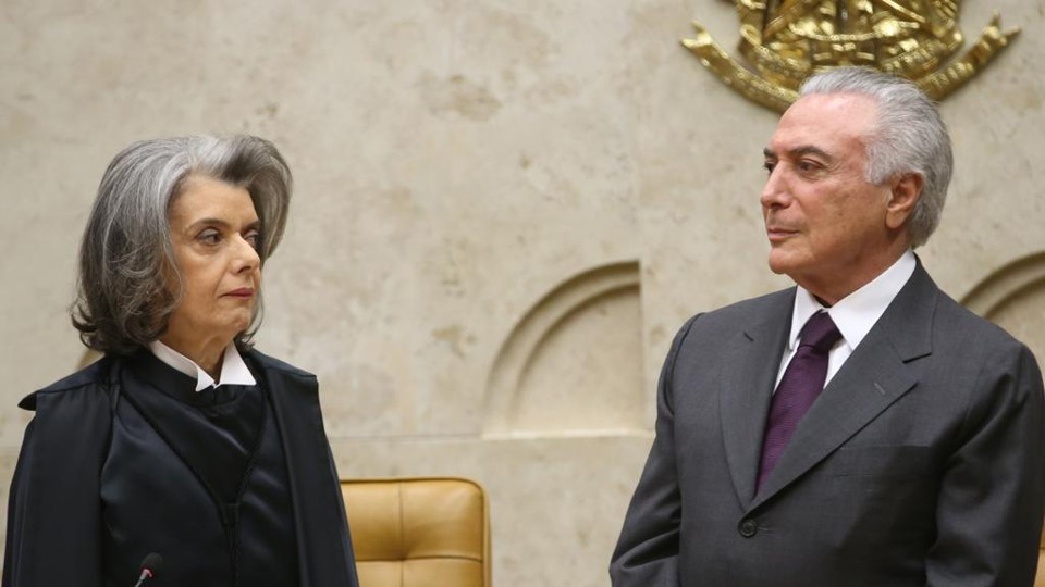 Incomodado, Temer tenta se aproximar da presidente do STF, Cármen Lúcia | Wilson Dias/Agência Brasil