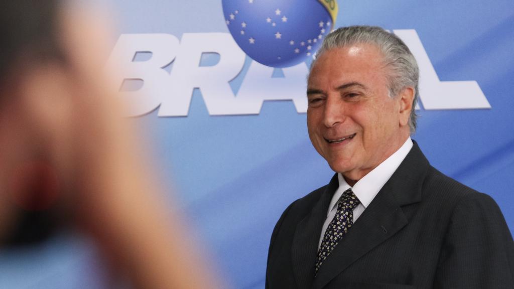 Presidente Michel Temer terá de lidar com possíveis ministros citados em delação da Odebrecht. | Alan Santos/PR