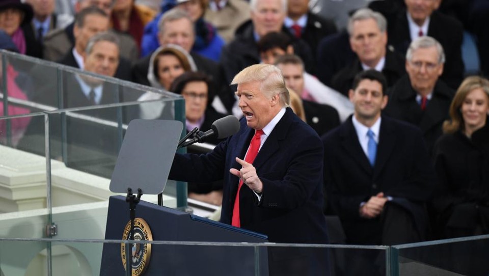 Posse de Donald Trump aconteceu na sexta-feira (20) | Jonathan Newton /The Washington Post