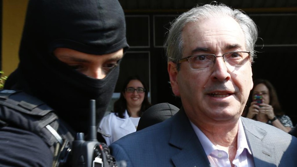 Cunha chega a Curitiba, após ser preso | Aniele Nascimento/Gazeta do Povo/Arquivo