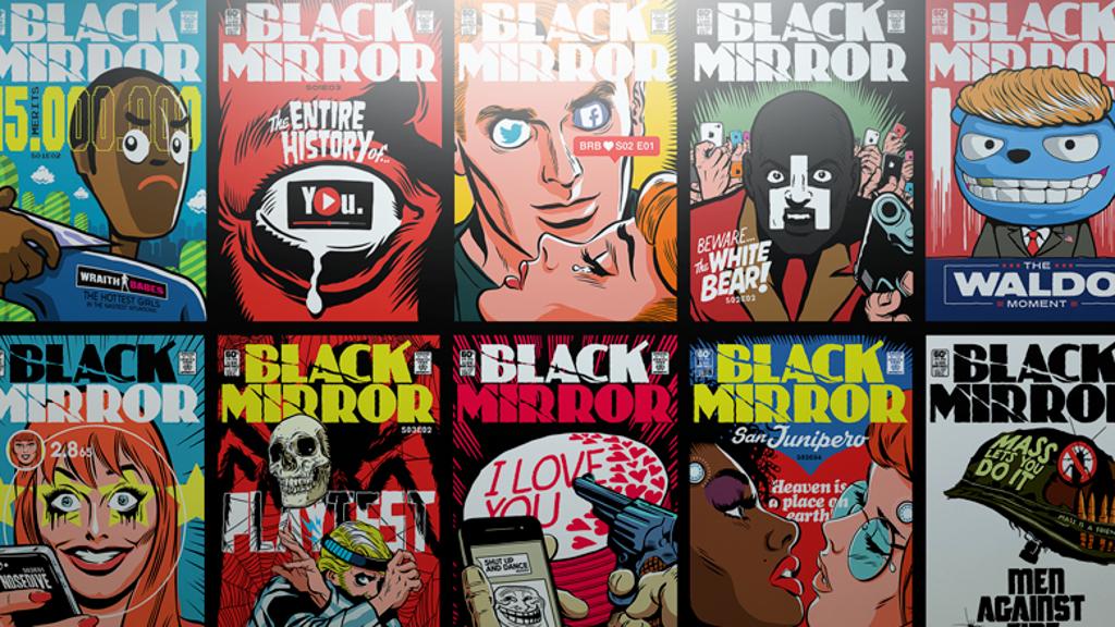 Trabalhos do ilustrador curitibano que transformou episódios da série em capas de HQs. | Reprodução/