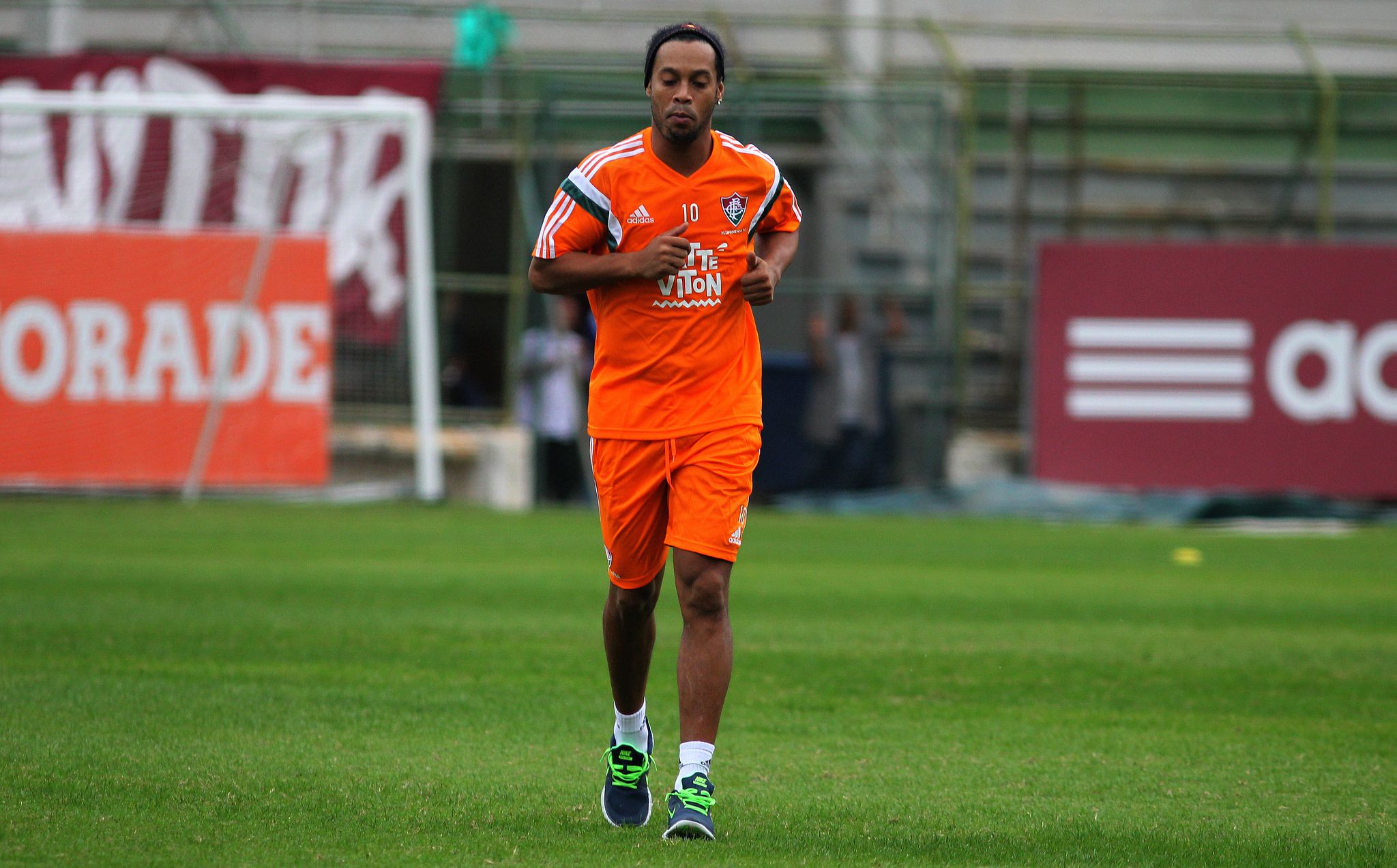 Ronaldinho deixou o Fluminense em setembro de 2015. | Nelson Perez/Fluminense FC