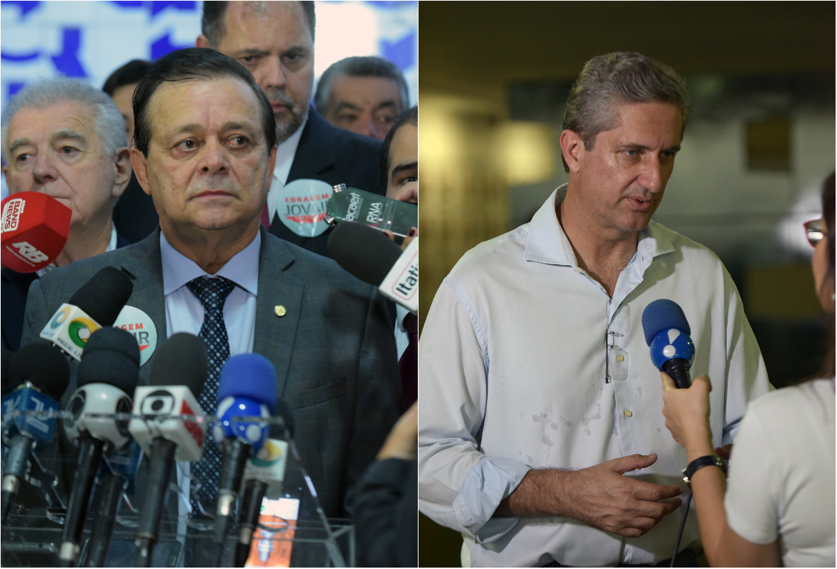 Jovair Arantes (à esq.) e Rogério Rosso | Montagem: Leonardo Prado/Câmara dos Deputados