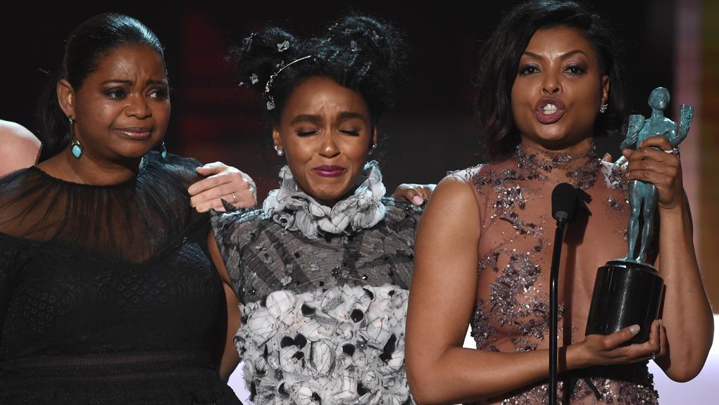 Octavia Spencer, Janelle Monae e Taraji P. Henson: melhor elenco | Robyn Beck/AFP