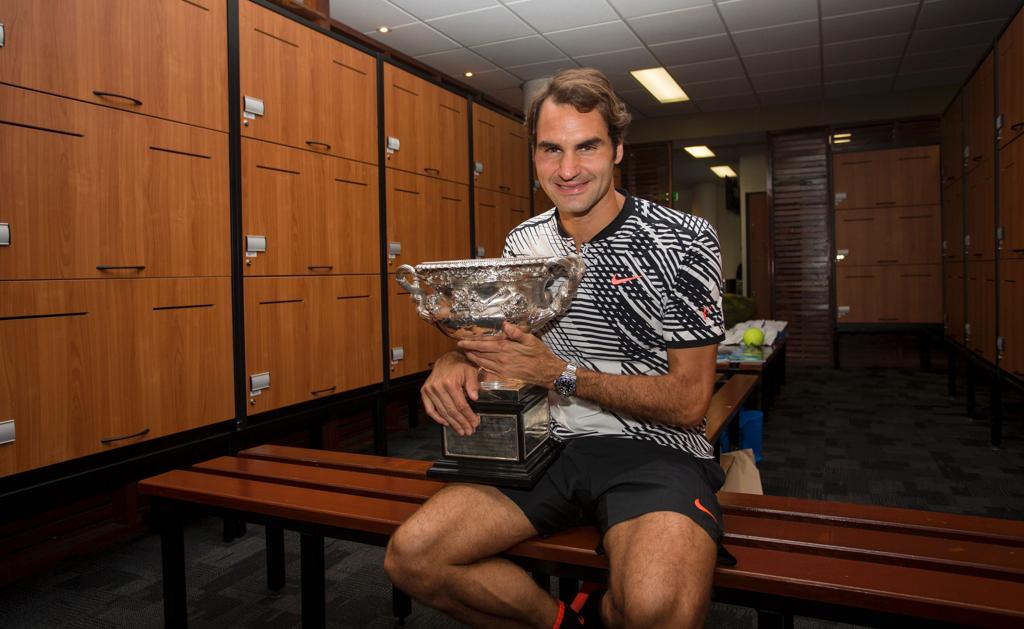 Federer faturou mais um título do Aberto da Austrália, mostrando boa fase aos 35 anos | FIONA HAMILTON/AFP