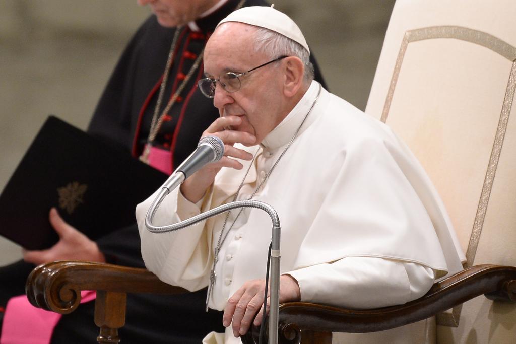 Papa apelou para que as cadeias se tornem locais de reeducação social e não de violência. | FILIPPO MONTEFORTE/AFP