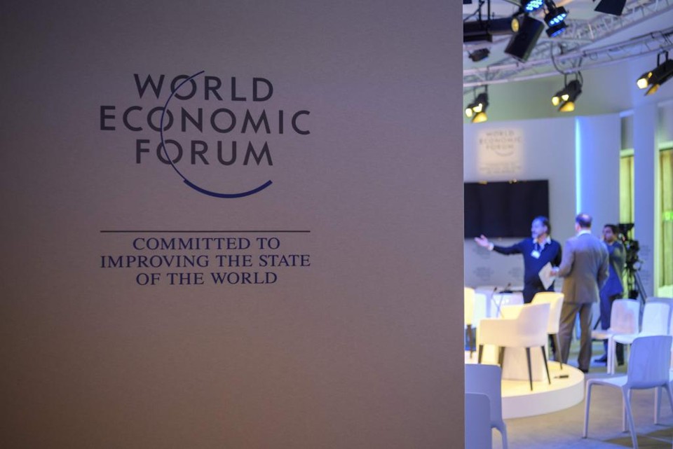 O Fórum Econômico Mundial, em Davos | FABRICE COFFRINI/AFP