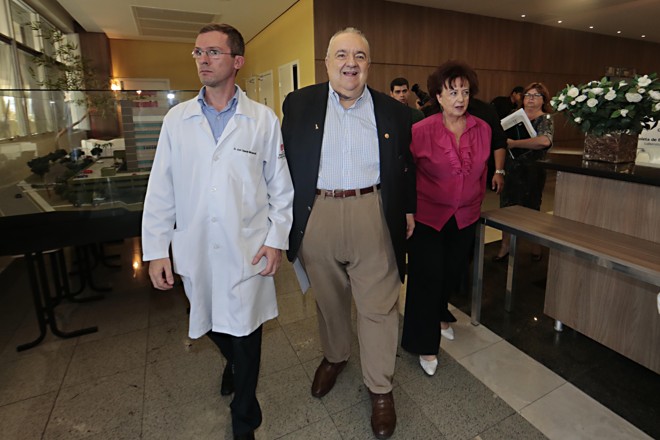 O médio José Eduardo Marquesini, Greca e Margarita | Albari Rosa/Gazeta do Povo