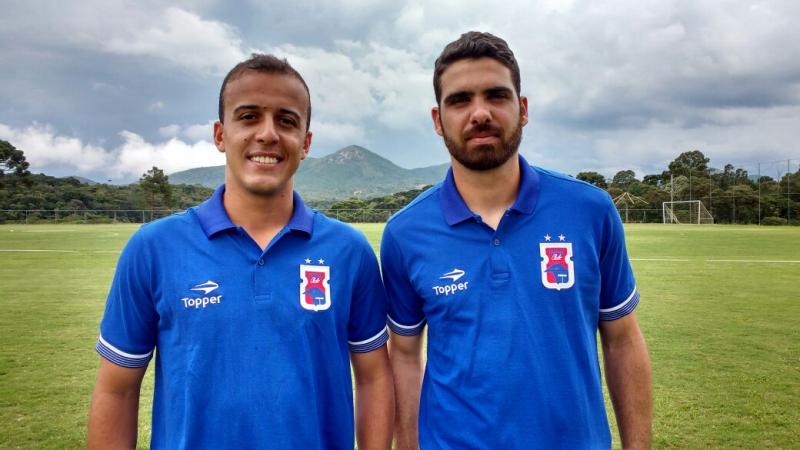 Matheus Carvalho e Rayan são as novidades no Paraná. | Divulgação /Paraná Clube
