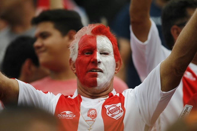 Torcida do Rio Branco fez a festa na volta do Rio Branco à Estradinha | Jonathan Campos Gazeta do Povo