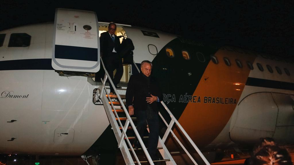 Michel Temer desembarcou em Portugal na adrugada desta terça-feira (10). | Isac Nobrega/PR