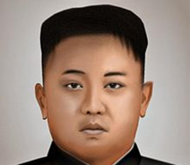 O site oficial da Coreia do Norte usa um desenho de Kim Jon-Un para representar o ditador. | Divulgação