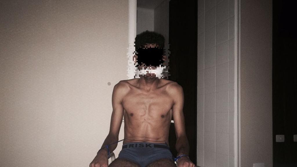 Foto encaminhada pelo próprio acusado aos familiares | Polícia Civil/Divulgação