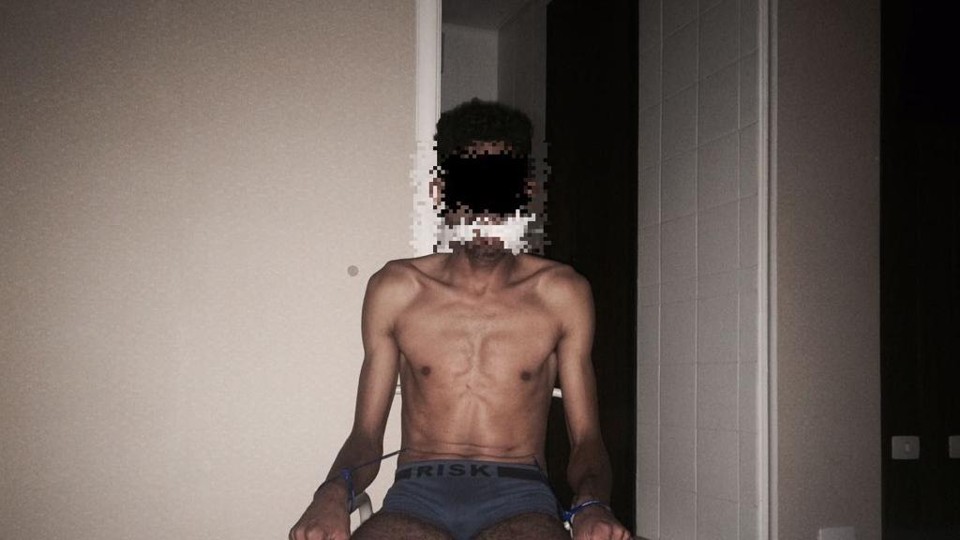 Foto encaminhada pelo próprio acusado aos familiares | Polícia Civil/Divulgação
