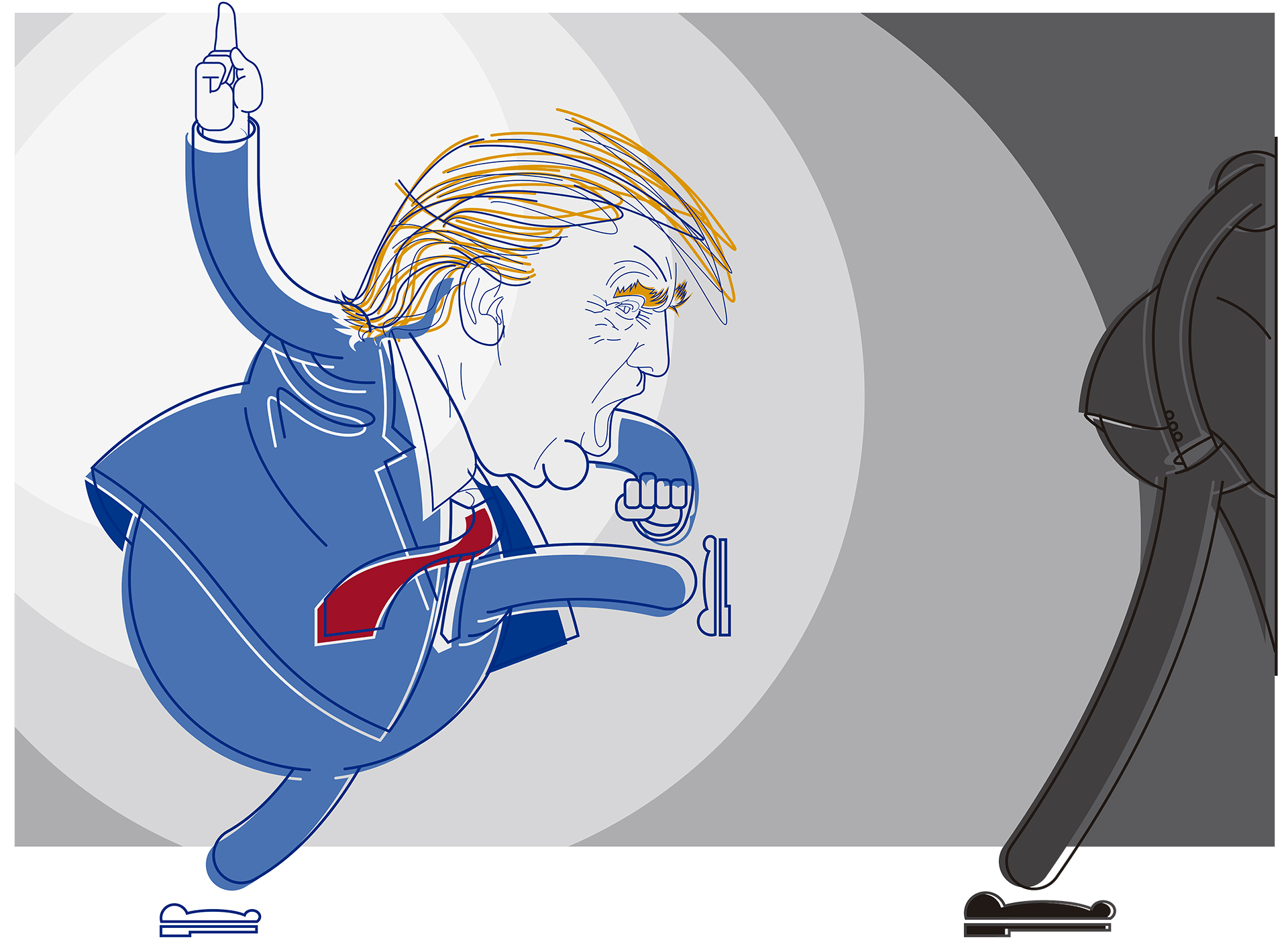 Horas depois do discurso de despedida de Obama, Trump deu sua primeira entrevista coletiva depois de eleito e atacou a imprensa. | Osvalter Urbinati