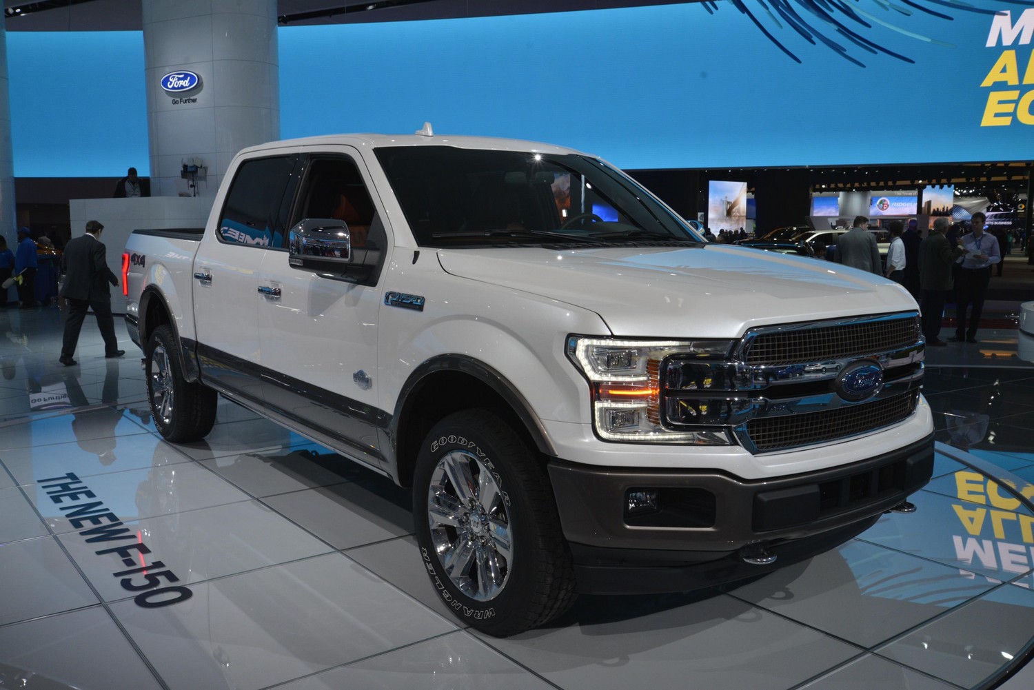 A atualização da picape grande F-150 é uma das atrações do Salão de Detroit . O modelo o carro mais vendido no mercado americano há 35 anos. | Newspress / Gazeta do Povo