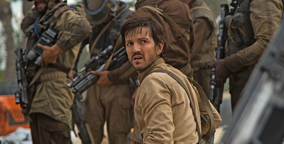 O mexicano Diego Luna como um dos protagonistas de “Rogue One” | Divulgação/
