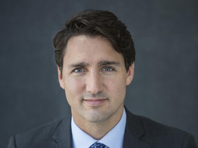 O jovem primeiro-ministro do Canadá, Justin Trudeau, posa para o seu retrato oficial. | Divulgação