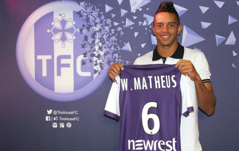 William Matheus é esperado para ser o décimo reforço do Coxa para a temporada. | Divulgação/Tolouse