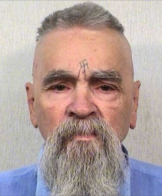 Charles Manson, assassino preso há mais de 40 anos nos Estados Unidos, em foto de 2014 | Reprodução/CDCR