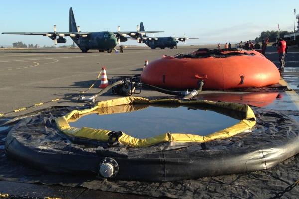 Governo brasileiro mandou duas aeronaves para auxiliar no combate às chamas no Chile | Força Aérea Brasileira/Divulgação
