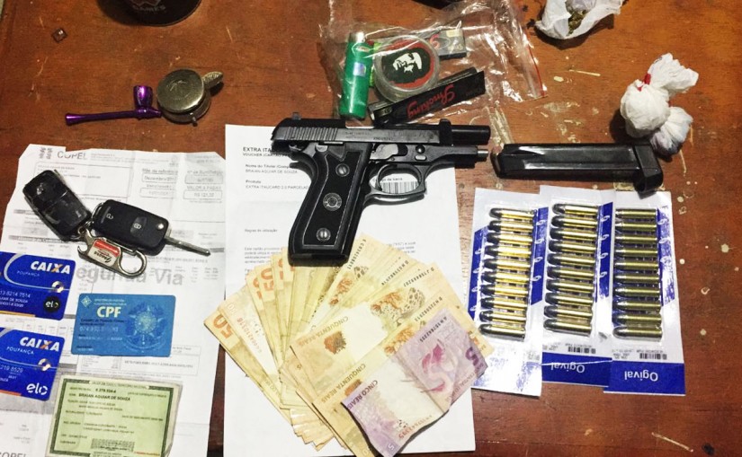 Parte do material já apreendido durante a operação | Sesp/Divulgação