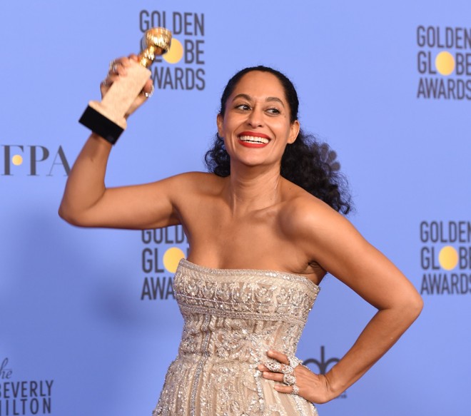 Tracee Ellis Ross, de “Black-ish”: Melhor atriz em série de comédia ou musical. | ROBYN BECK/AFP
