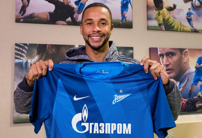 Hernani foi vendido para o russo Zenit por R$ 28,4 milhões. | Divulgação/Zenit