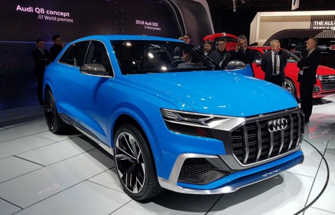 Audi Q8 Concept antecipa SUV de luxo que também chegará ao Brasil Versão final do utilitário esportivo alemão começa a ser produzida em 2018 e terá um visual muito próximo do design conceitual. | Renyere Trovão/Gazeta do Povo