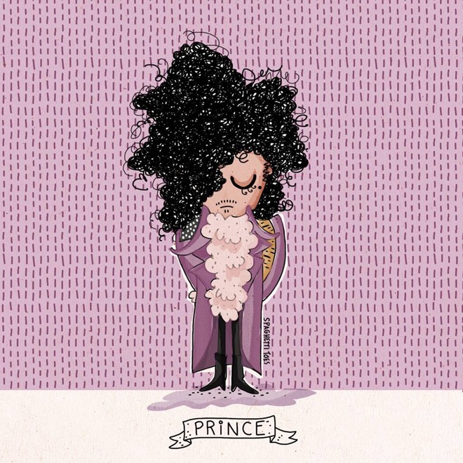 Prince (1958–2016) , morto em 21 de abril. | 