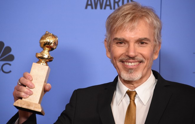 Billy Bob Thornton, vencedor de Melhor ator em série dramática pela série “Goliath”. | ROBYN BECK/AFP