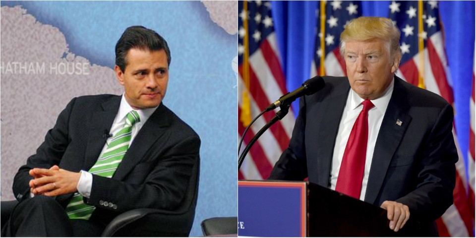 Enrique Peña Nieto, presidente do México, disse que não pagará pelo muro arquitetado por Trump | Chatham House London/Timothy A. Clary   AFP