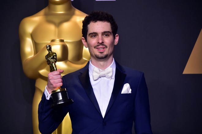 Damien Chazelle, melhor diretor por “La La Land” | Frederic J. Brown/AFP