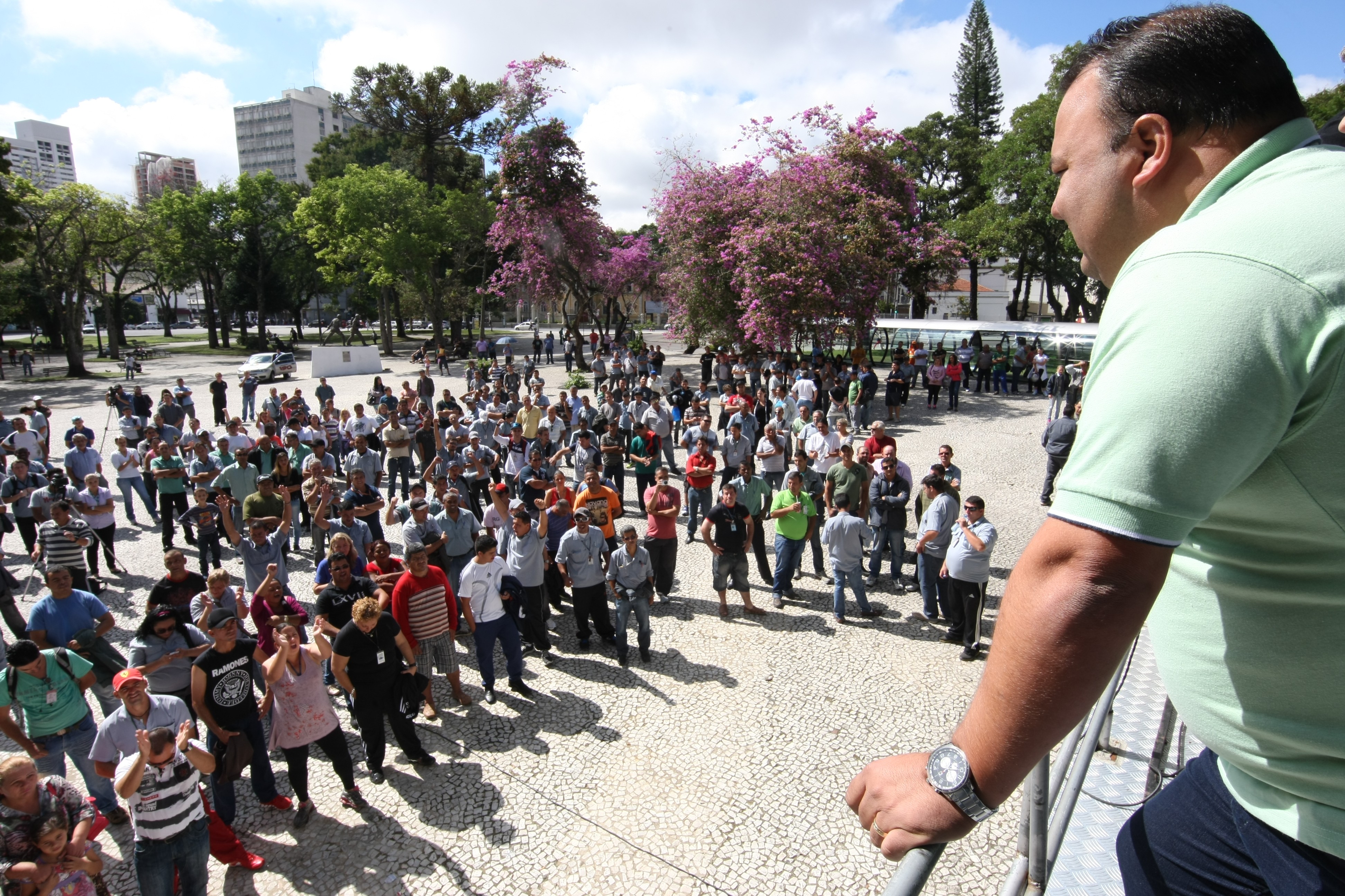 Antes de aprovar indicativo de greve, motoristas e cobradores afirmam que querem negociar com as empresas | Aniele Nascimento/Gazeta do Povo Arquivo