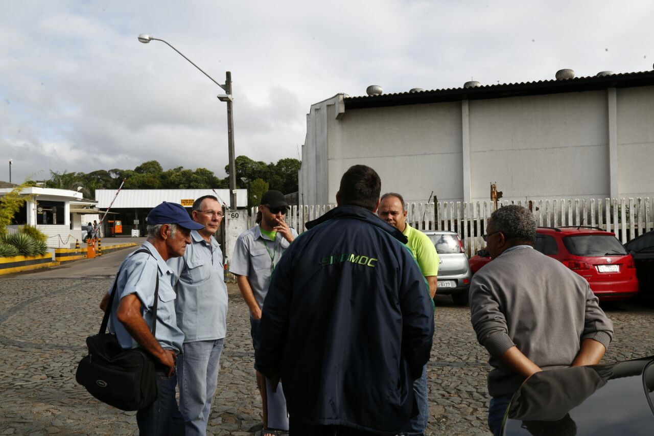 Assembleia decidiu pela paralisação das linhas da empresa Araucária Filial na manhã desta quinta. | Aniele Nascimento/Gazeta do Povo