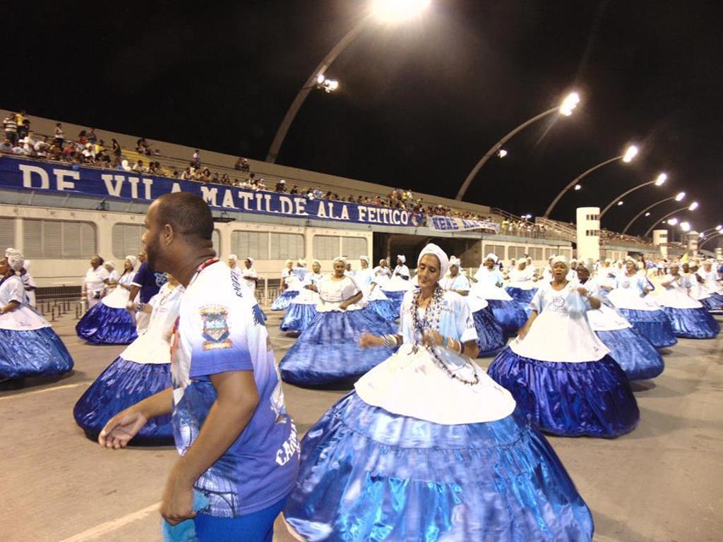 Ala das baianas: ensaio técnico da Nêne de Vila Matilde, na semana passada. | Divulgação/