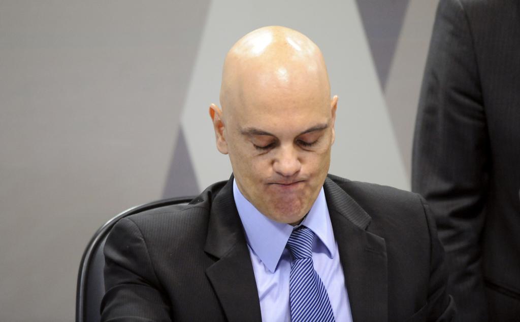 Alexandre de Moraes durante a sabatina na CCJ do Senado | Pedro França/Agência Senado