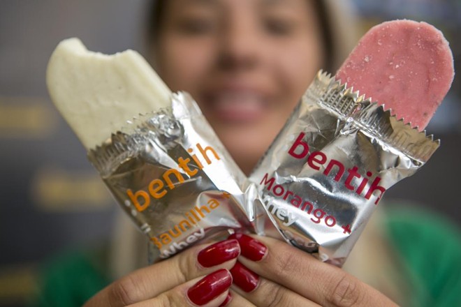 Baunilha com whey e morango com whey: proteína em forma de sorvete | Marcelo Andrade/Gazeta do Povo