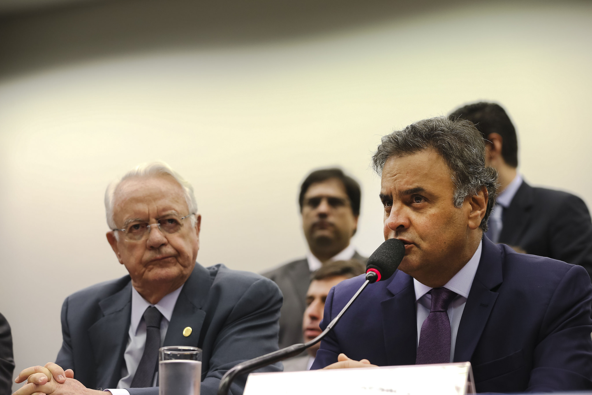 Carlos Velloso e Aécio Neves: ex-ministro do STF é amigo da família do senador | Marcelo Camargo/Agência Brasil