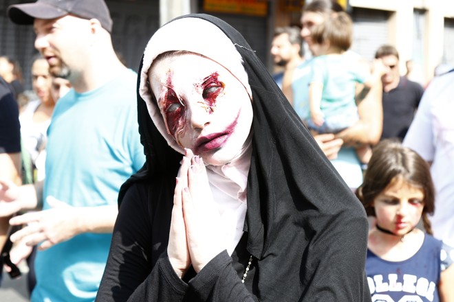 Criatividade das fantasias chamou a atenção durante o evento | Aniele Nascimento/Gazeta do Povo