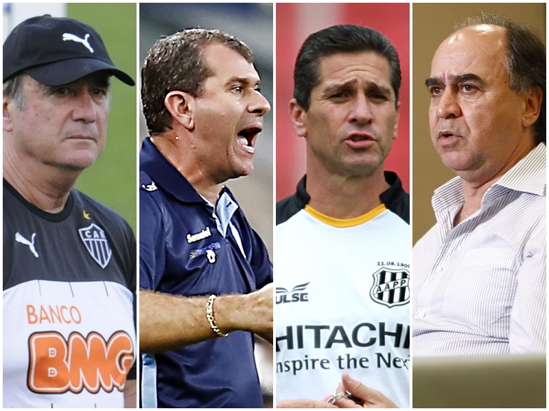 Levir Culpi, Cláudio Tencati, Jorginho e Marcelo Oliveira são nomes na lista do Coritiba. | /
