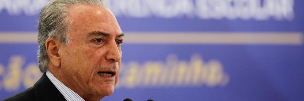 Michel Temer | Beto Barata/PR