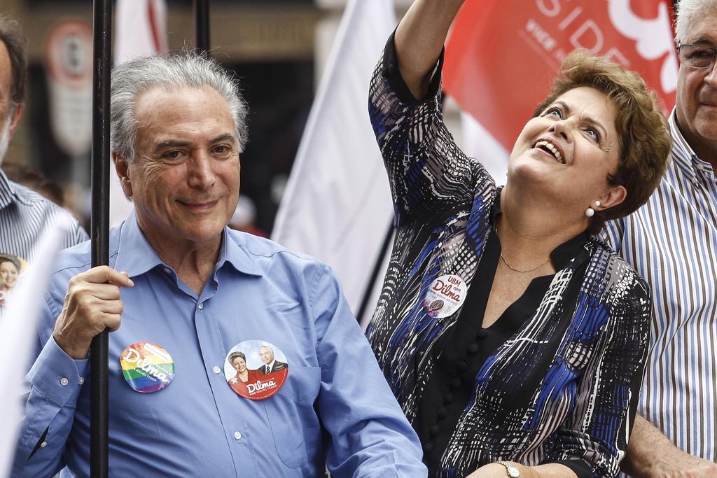 Temer e Dilma fazem campanha em Curitiba nas eleições de 2014 | André Rodrigues/Gazeta do Povo