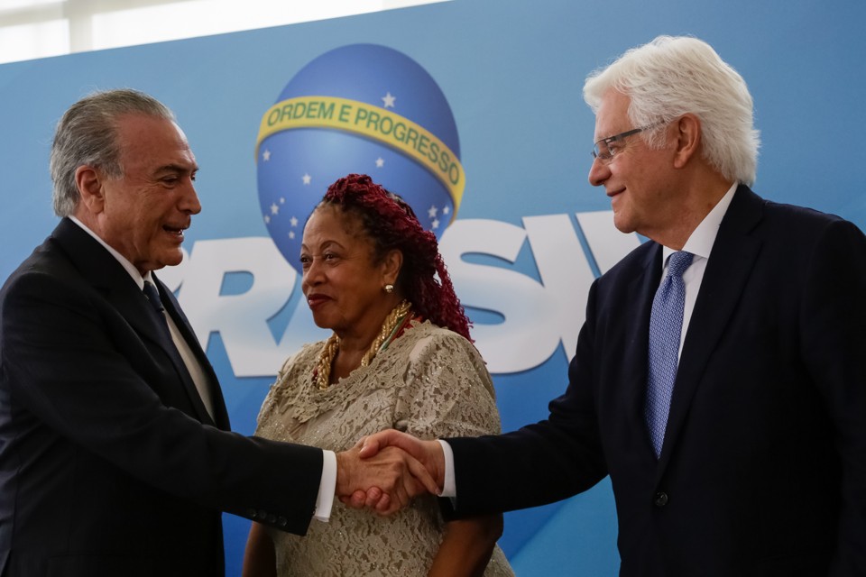 Temer (à esq.) e Moreira Franco | Marcos Correa/PR