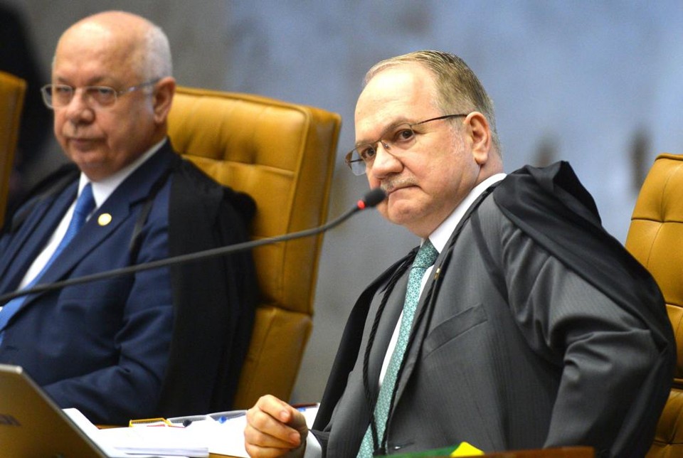 Teori(esquerda) e Fachin, novo relator da Lava Jato: ministro morto em acidente aéreo era o mais rápido em  suas decisões no Supremo. | José Cruz/Agência Brasil